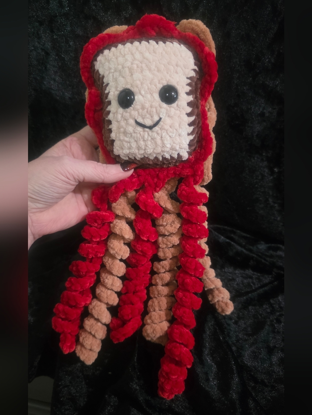 Crocheted Peanut Butter & Jellyfish